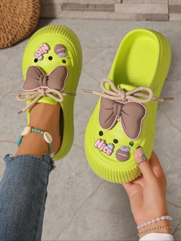 Kleurrijke Dames Zomerschoenen met Strik
