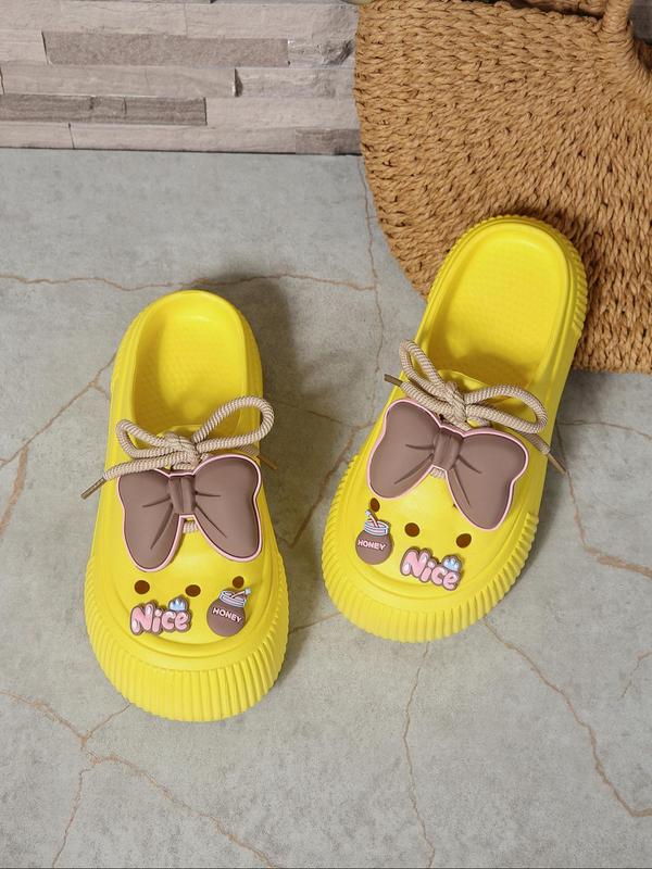 Kleurrijke Dames Zomerschoenen met Strik