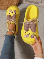 Kleurrijke Dames Zomerschoenen met Strik