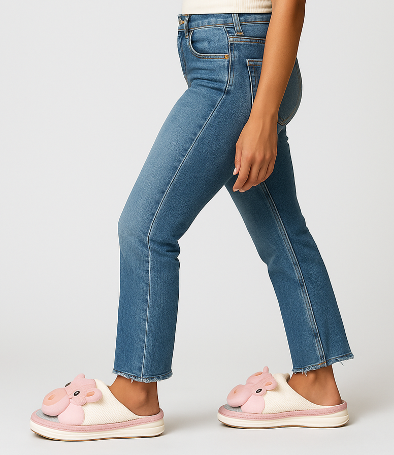 Kawaii Roze Varkenspantoffels voor Dames – Schattige en Slippers met Oren en Snuitje