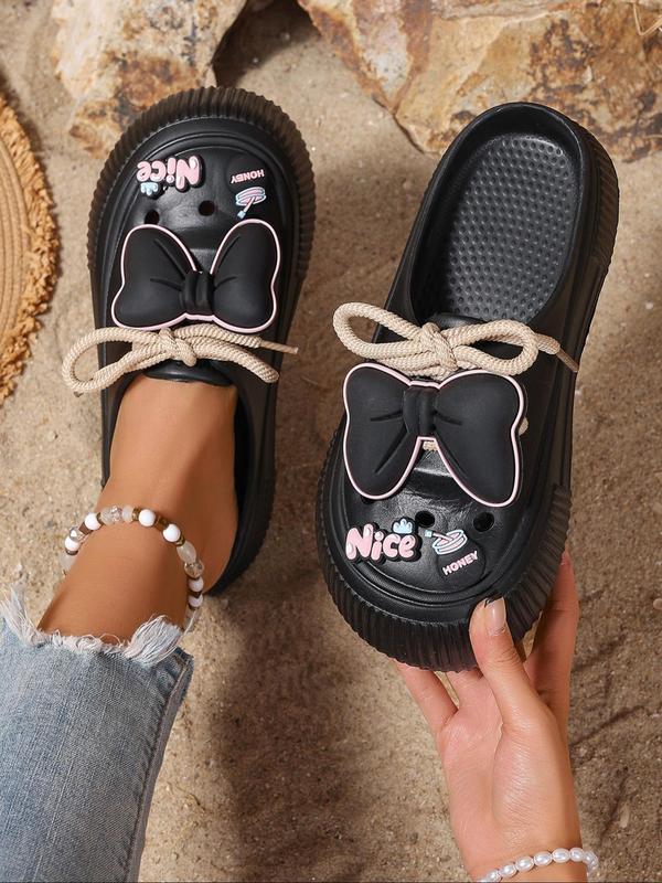 Kleurrijke Dames Zomerschoenen met Strik