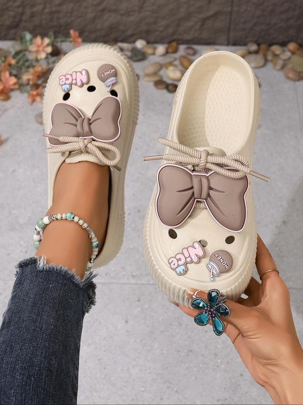 Kleurrijke Dames Zomerschoenen met Strik