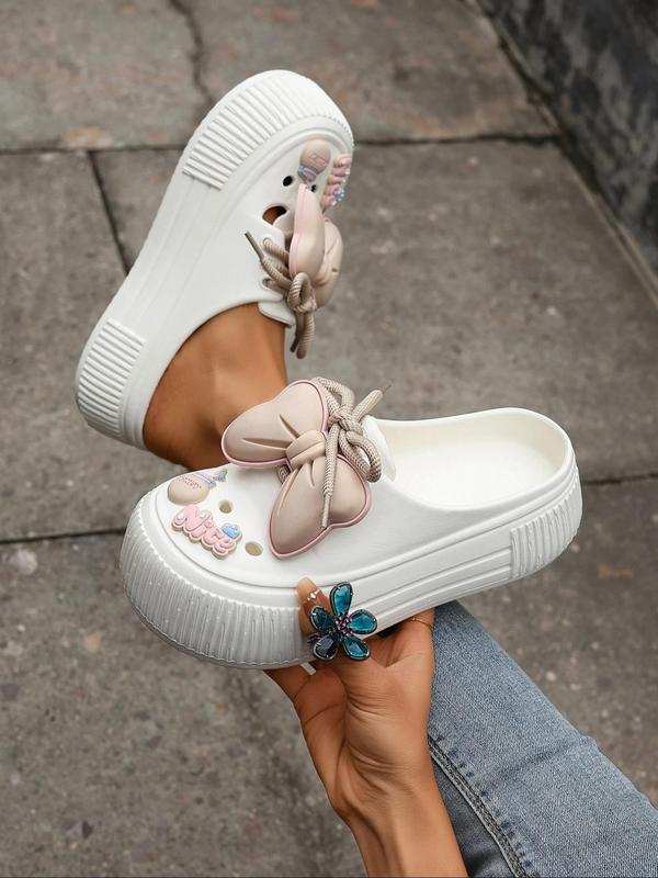 Kleurrijke Dames Zomerschoenen met Strik