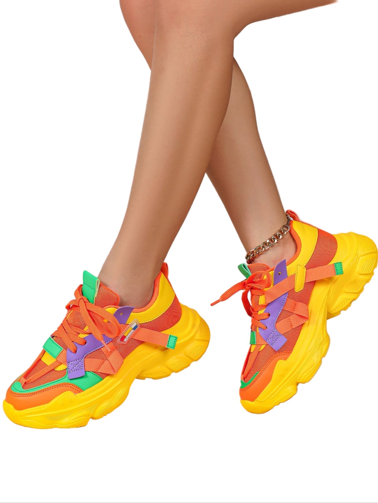 Dames Kleurrijke Sport sneakers