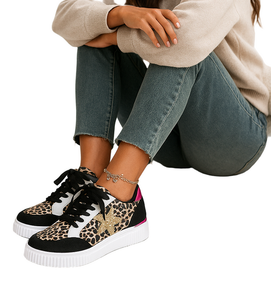 Dames Sneakers met Luipaardprint