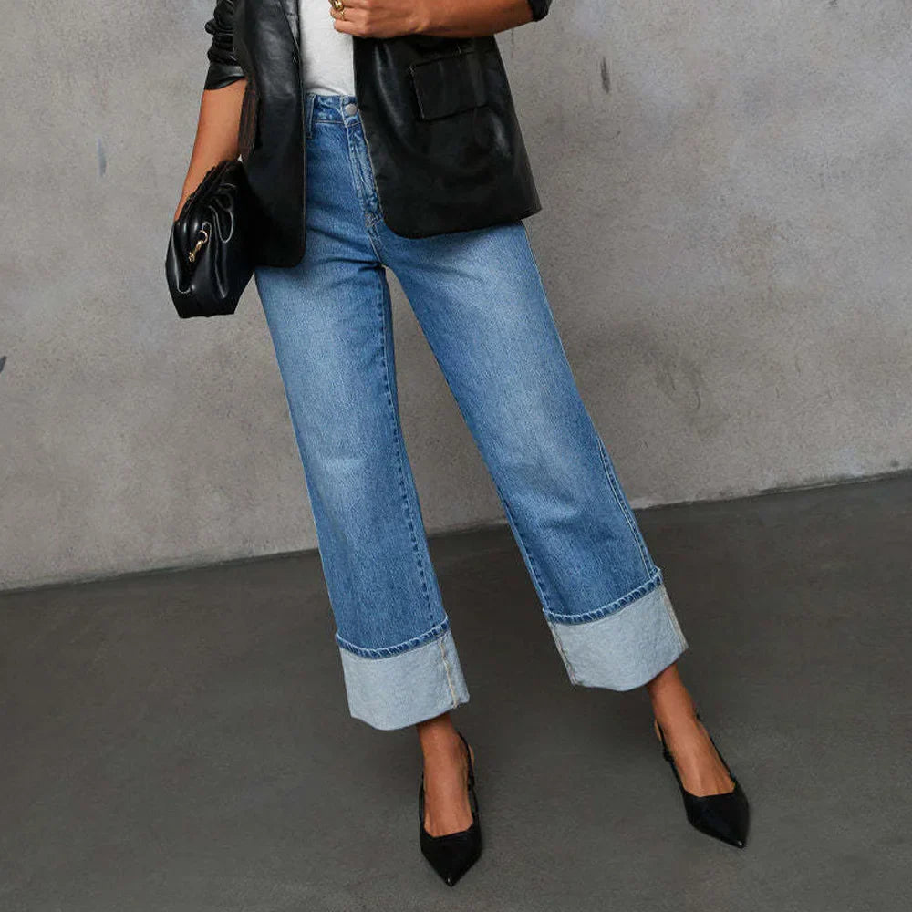 Women’s High-Waisted Wide-Leg Jeans 